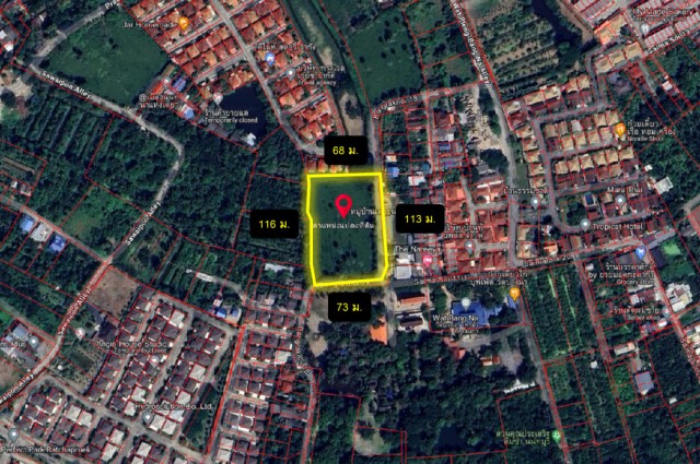 ขาย ที่ดิน บางรักน้อย 18 ขนาด 5 ไร่ 1 งาน 70 ตรว ใกล้ ถ.รัตนาธิเบศร์แค่ 2.4 กม. CC.