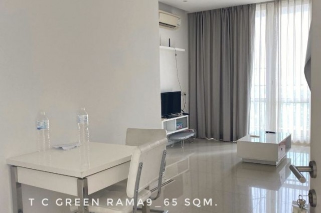 ขาย คอนโด ห้องมุม 2 นอน วิวเมืองT.C. Green Rama 9 (ที.ซี.กรีน พระรามเก้า) 54.55 ตรม. ตึก A ติดถนนพระราม 9