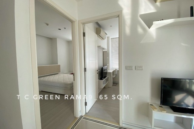 ขาย คอนโด ห้องมุม 2 นอน วิวเมืองT.C. Green Rama 9 (ที.ซี.กรีน พระรามเก้า) 54.55 ตรม. ตึก A ติดถนนพระราม 9