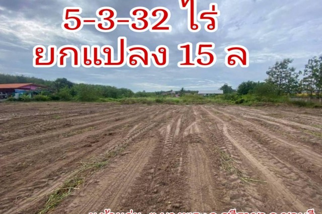 ขาย ที่ดิน อ.ศรีราชา จ.ชลบุรี 5 ไร่ 3 งาน 32 ตรว เหมาะกับการเกษตร สร้างโกดัง