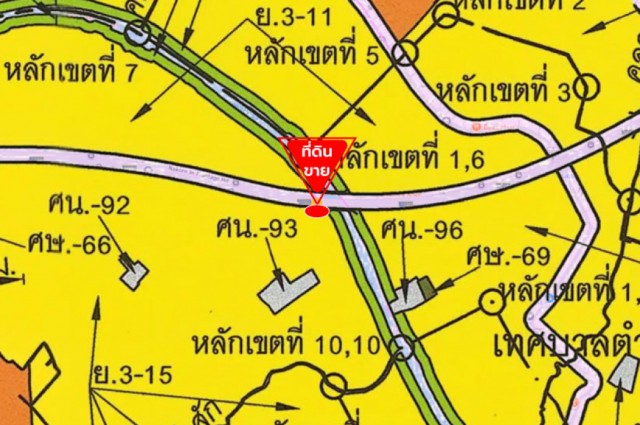 ขายที่ดิน 7 ไร่ 1 งาน 39 ตร.ว. ติดถนนนครอินทร์ ใกล้ ม.ราชพฤกษ์
