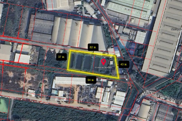 ขาย ที่ดิน บางปลา บางพลี 800 ตรว ใกล้ถ.เทพารักษ์แค่ 700 ม. CC