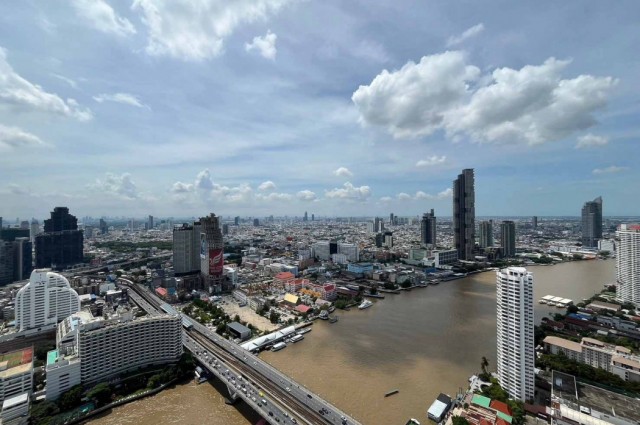 ขายถูกสุด เดอะ ริเวอร์ วิวเจ้าพระยา riverfront 3นอน ห้องมุม 188 ตรม ซ.เจริญนคร ใกล้ Icon Siam